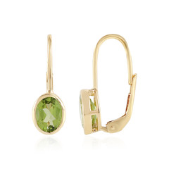 Peridot Silver Earrings