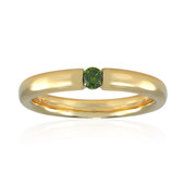 9K VS1 Green Diamond Gold Ring (Annette)