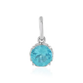 Paraiba Apatite Platinum Pendant