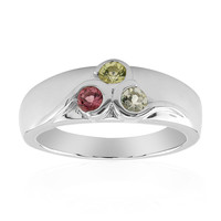 Fancy Tourmaline Silver Ring (Pallanova)