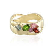 9K Nigerian Pink Tourmaline Gold Ring (Adela Gold)