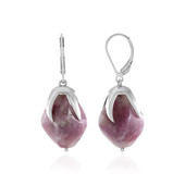 Lepidolite Silver Earrings