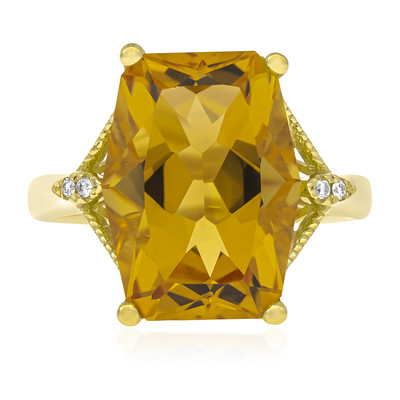 14K Citrine Gold Ring