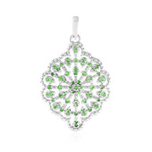 Tsavorite Silver Pendant