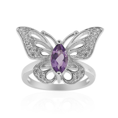 Amethyst Silver Ring