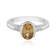 Mandarin Zircon Silver Ring