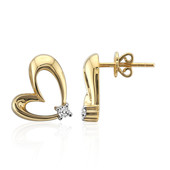 9K SI1 (G) Diamond Gold Earrings (Annette)