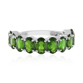 Russian Diopside Silver Ring