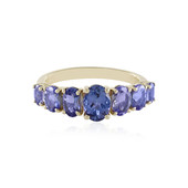 9K AAA Tanzanite Gold Ring (de Melo)