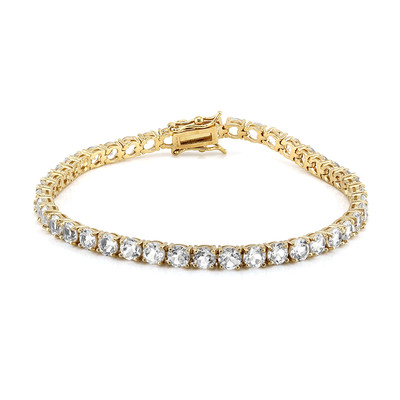 White Topaz Silver Bracelet