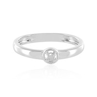 I3 (J) Diamond Silver Ring