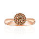 9K VS1 Argyle Rose De France Diamond Gold Ring (Annette)