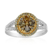 18K SI2 Fancy Diamond Gold Ring (CIRARI)
