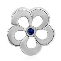 Blue Sapphire Silver Charm