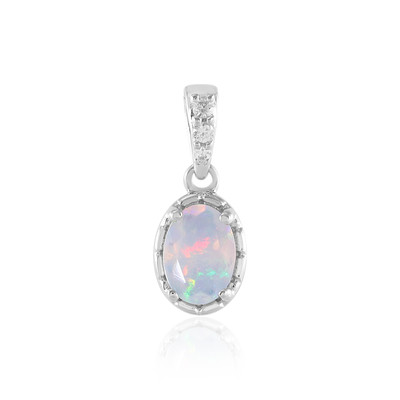 Welo Opal Silver Pendant