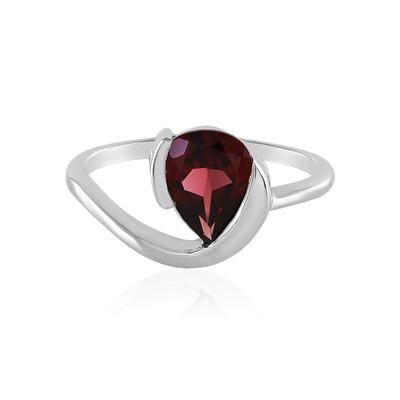 Mozambique Garnet Silver Ring