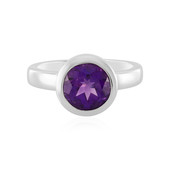 Uruguayan Amethyst Silver Ring (MONOSONO COLLECTION)