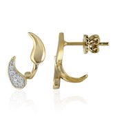 9K SI1 (G) Diamond Gold Earrings (Annette)