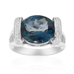 London Blue Topaz Silver Ring