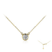 18K SI1 (G) Diamond Gold Necklace (Annette)