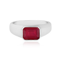 Bemainty Ruby Silver Ring