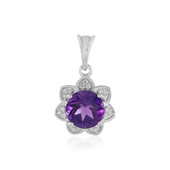 Amethyst Silver Pendant