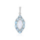 Rainbow Moonstone Silver Pendant