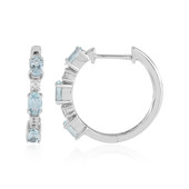 Brazilian Aquamarine Silver Earrings