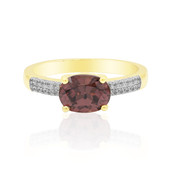 9K Pink Zircon Gold Ring