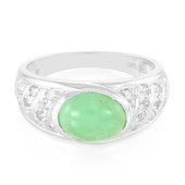 Imperial Chrysoprase Silver Ring