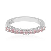 Nigerian Pink Tourmaline Silver Ring