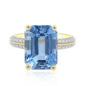 18K AAA Santa Maria Aquamarine Gold Ring (AMAYANI)