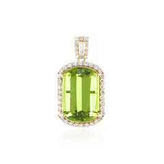 14K Peridot Gold Pendant (AMAYANI)