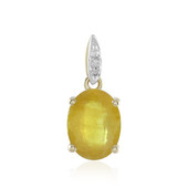 9K Madagascar Yellow Sapphire Gold Pendant