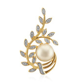 Kabira Golden South Sea Pearl Silver Pendant (TPC)