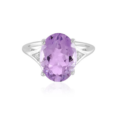 Rose de France Amethyst Silver Ring