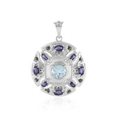 Sky Blue Topaz Silver Pendant