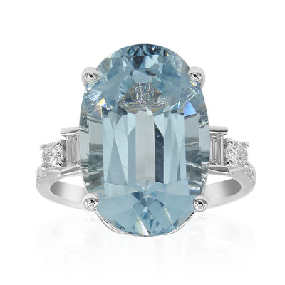 18K AAA Brazilian Aquamarine Gold Ring (CIRARI)