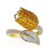 18K Yellow Ceylon Sapphire Gold Ring (Estée Collection)