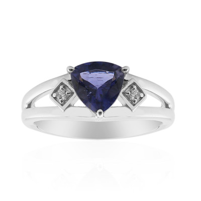 Iolite Silver Ring