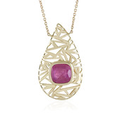 9K Pink Sapphire Gold Necklace (Ornaments by de Melo)