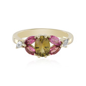 9K Yellow Tanzanite Gold Ring (Adela Gold)