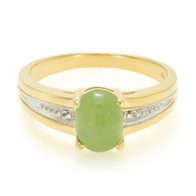 Imperial Chrysoprase Silver Ring