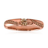 9K VS1 Argyle Rose De France Diamond Gold Ring (Annette)