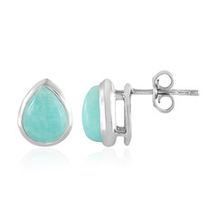 Amazonite Silver Earrings