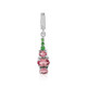 Nigerian Pink Tourmaline Silver Pendant