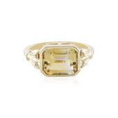 9K Bi Colour Citrine Gold Ring (Adela Gold)