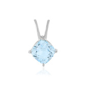 Sky Blue Topaz Silver Pendant