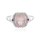 Rose Quartz Silver Ring