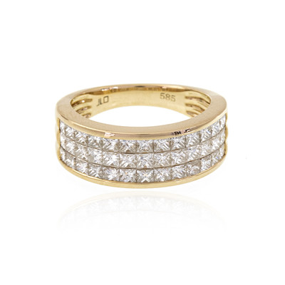 14K Flawless (F) Diamond Gold Ring (LUCENT DIAMONDS)